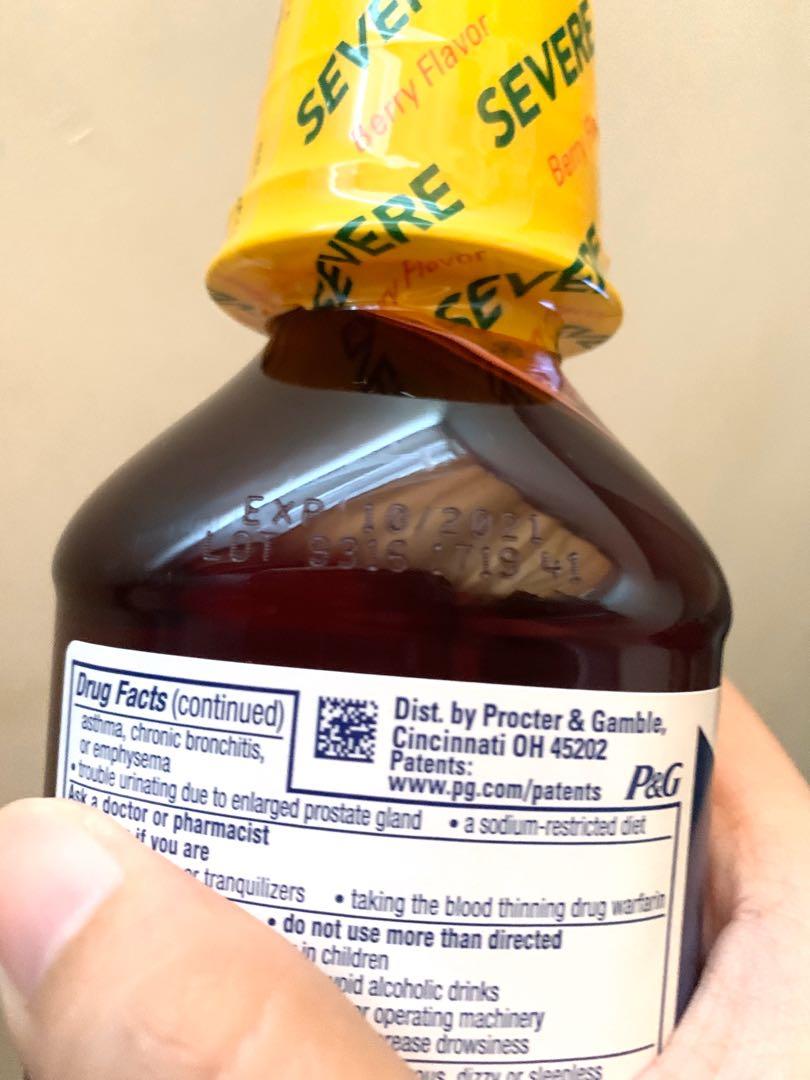 Nyquil Severe 12 fl. oz., Health & Nutrition, Health Supplements