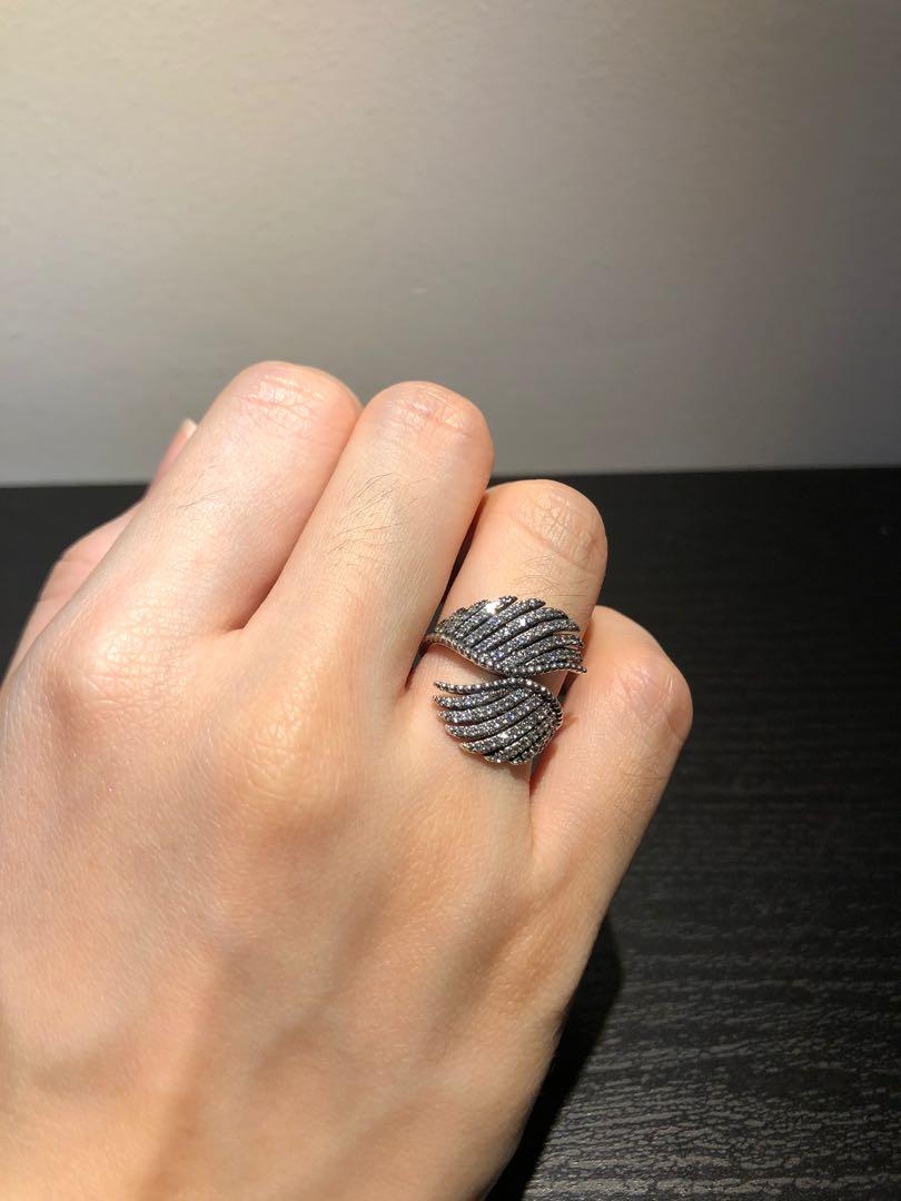Pandora phoenix online feather ring