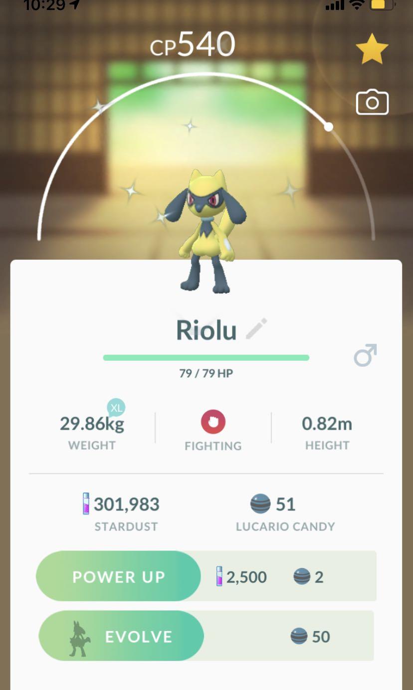 Pokemon Go Shiny Riolu Toys Games Video Gaming In Game Products On Carousell