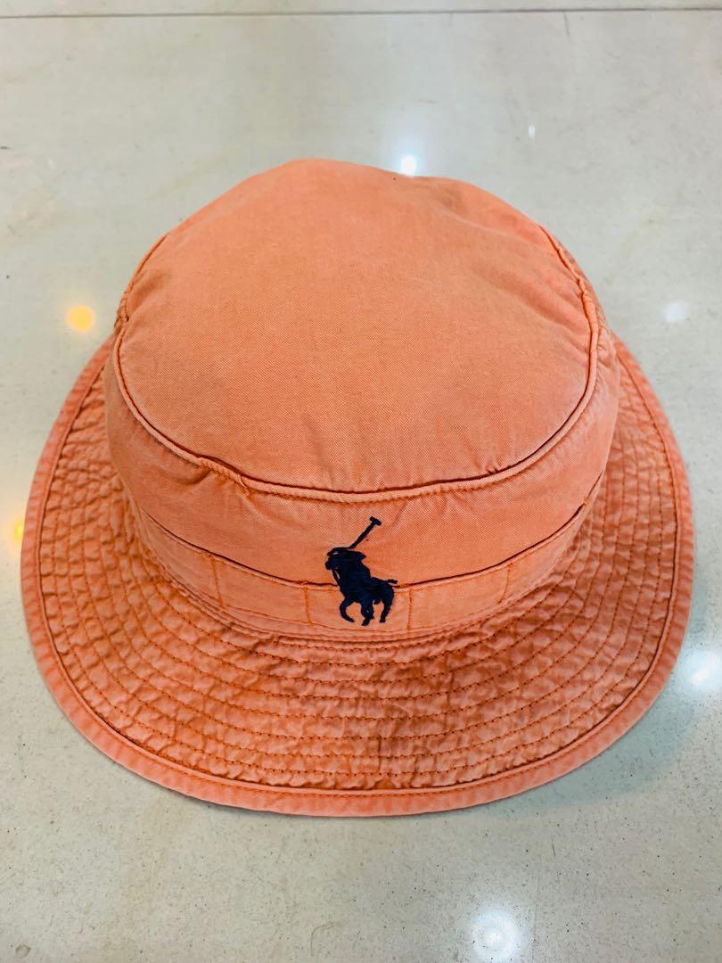 orange polo bucket hat