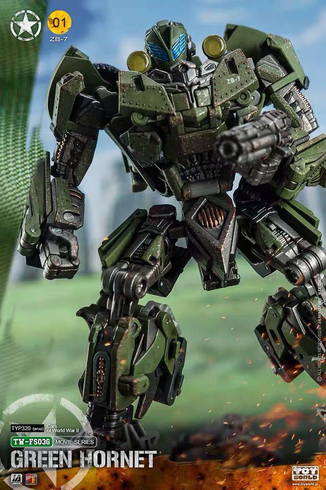Preorder Transformers Toyworld Tw Fs03g Green Hornet Aka World War Ii Green Version Bumblebee Misb Plus One Free Autobot Dry Decal Sticker Sheet Returned Buyer Gets 2 Off Hobbies Toys