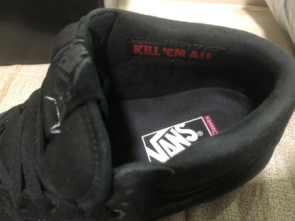 READ DESCRIPTION RARE Pair of VANS Half Cab Pro X Metallica
