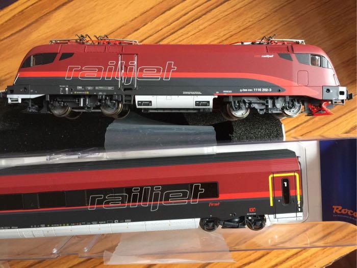 Roco 73234 OBB railjet DCC數碼音效內置攝錄鏡頭64088 railjet 客卡 