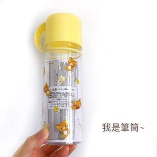 【日本Sanx鬆弛熊黃色筆筒】