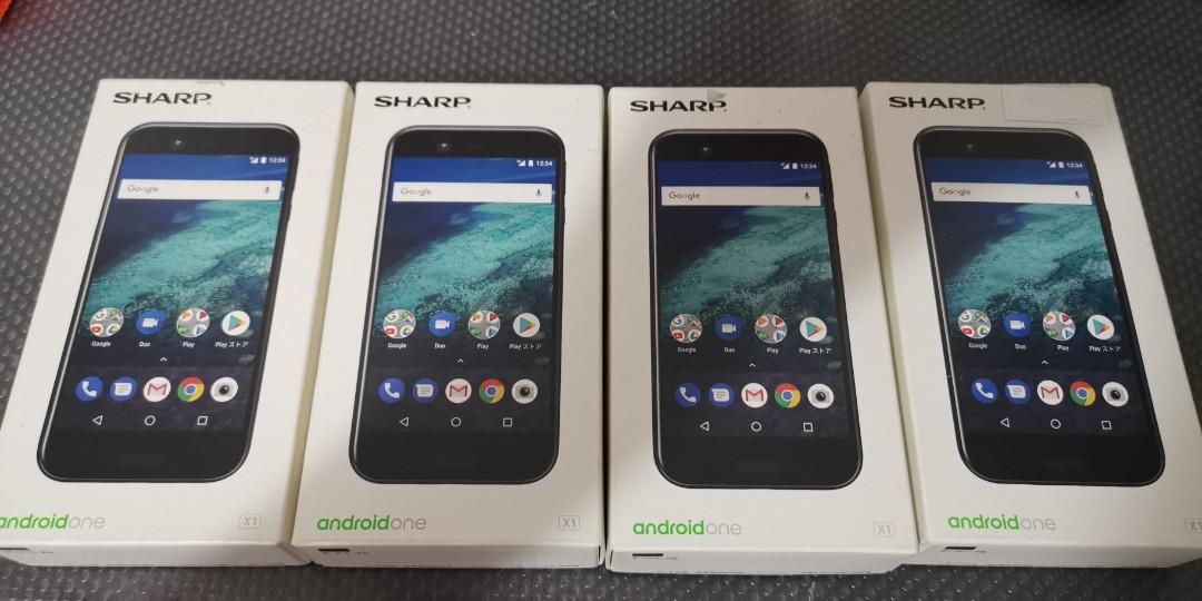 sharp x1 android one 防水手機深紫色無鎖有繁體中文4gte