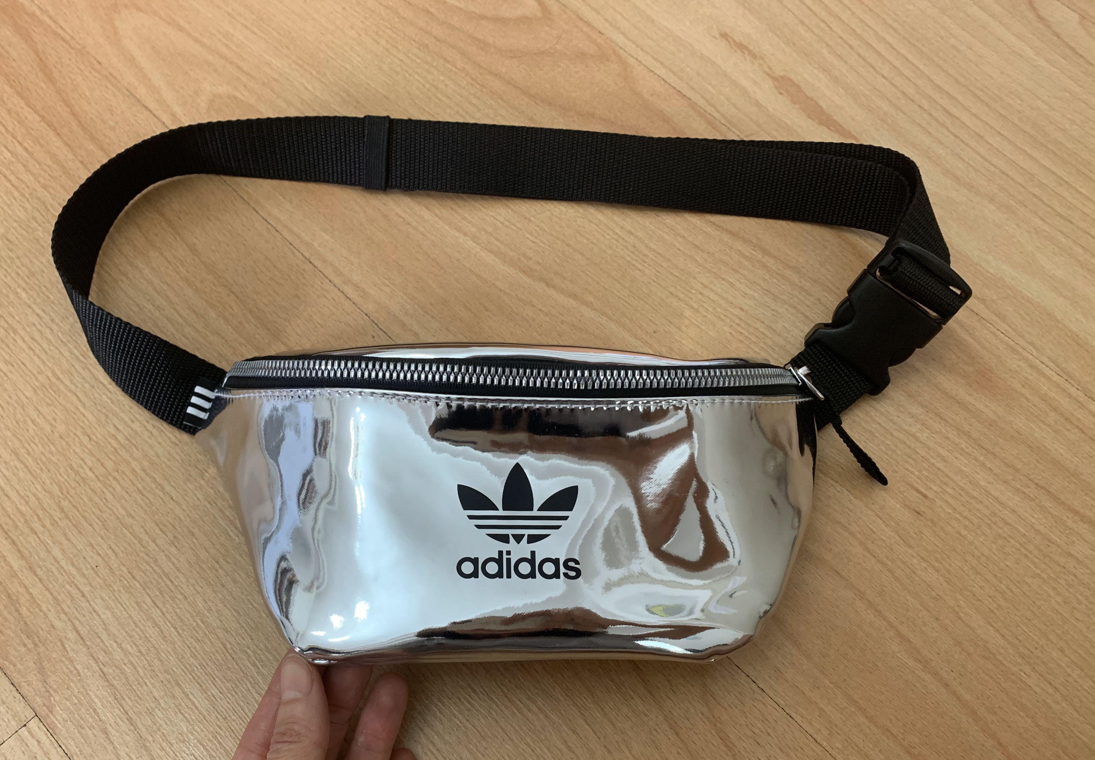 adidas waist bag silver