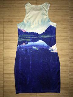 Soiree Bodycon Printed Dress