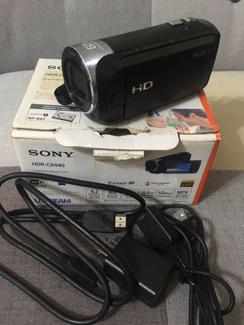 sony camcorder cx440