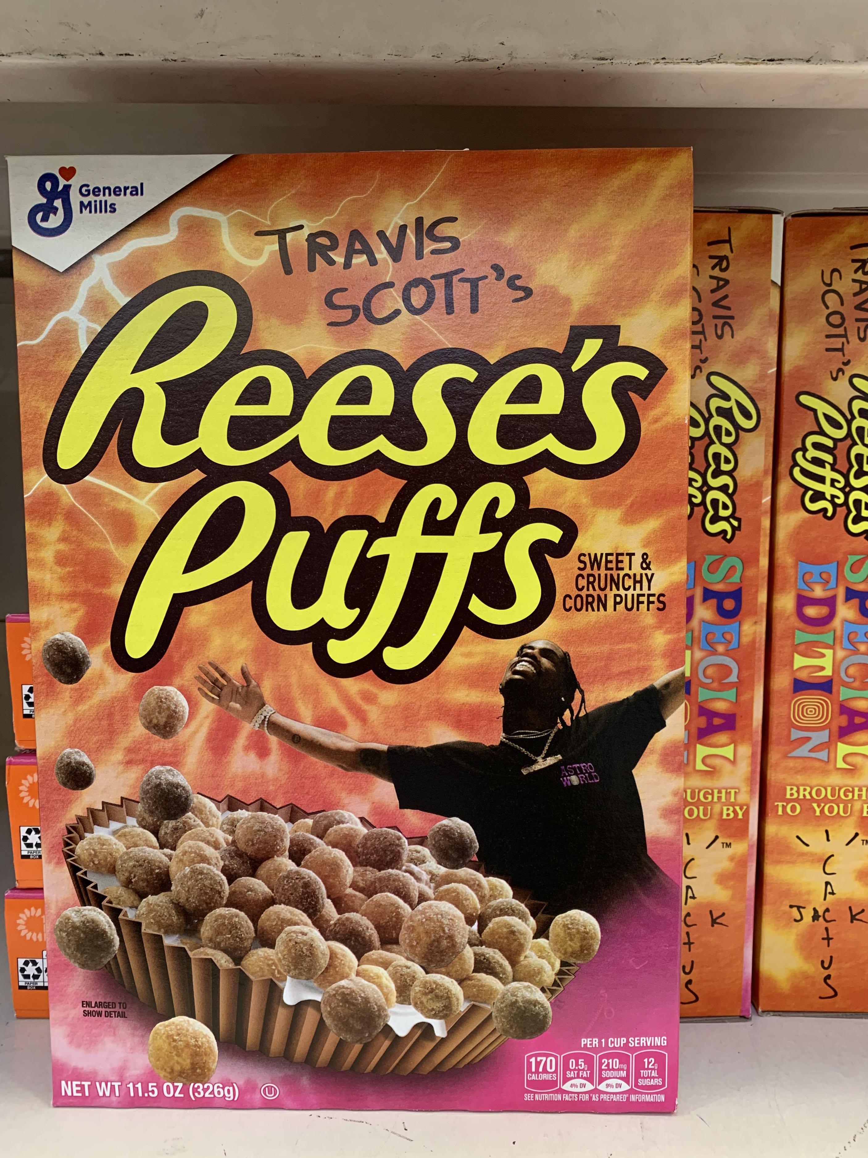 Travis Scott Reese S Puffs Food Drinks Packaged Snacks On Carousell
