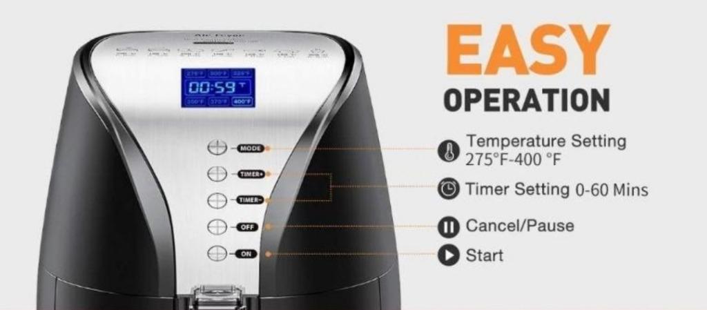 Harbor air top fryer