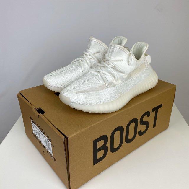Adidas Yeezy Boost 350 V2 All White Rainbow Men S Fashion