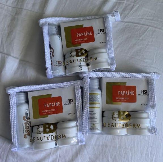 Beautederm Travel Set (Category: Face Care) located in Paranaque City. Submitted by beautedermpasay (Listing ID 1000702399, Image 1). Description: Beautederm Travel Set 950 Perfect pair with Purifie wash 850.