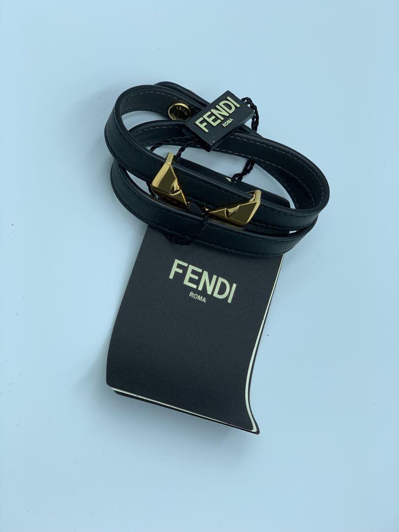 FENDI bracelet 2916 monster Bag bugs eye metal gold Women Used –  JP-BRANDS.com