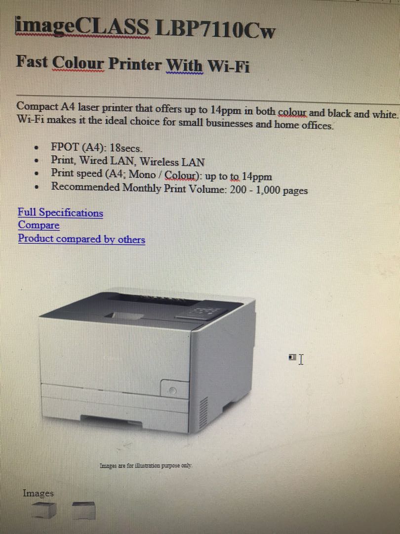 canon color imageclass lbp7110cw