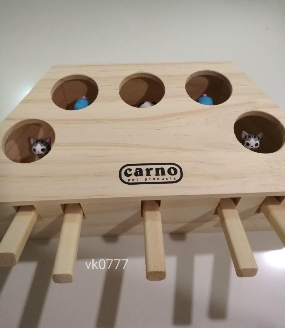Cat Kitten Wooden Box Pop up Toy New 1pc only Pet Supplies Homes Other Pet Accessories on Carousell
