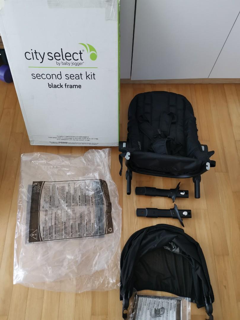 City select second on sale seat kit black frame