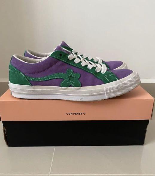 Golf le fleur converse purple green hot sale