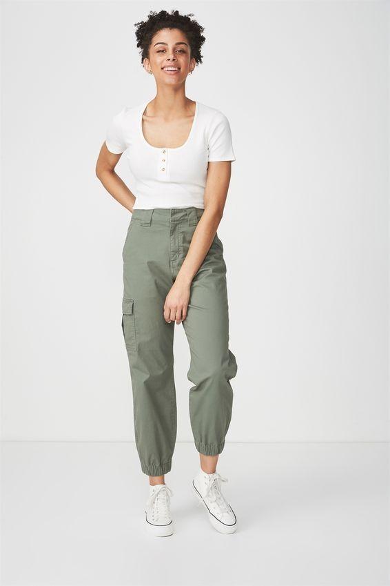 cargo jeans high waist