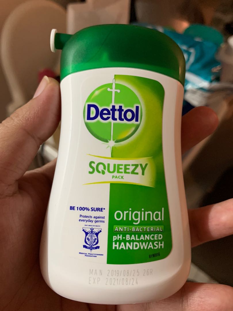Dettol squeezy hand wash, Health & Beauty, Skin, Bath, & Body on Carousell