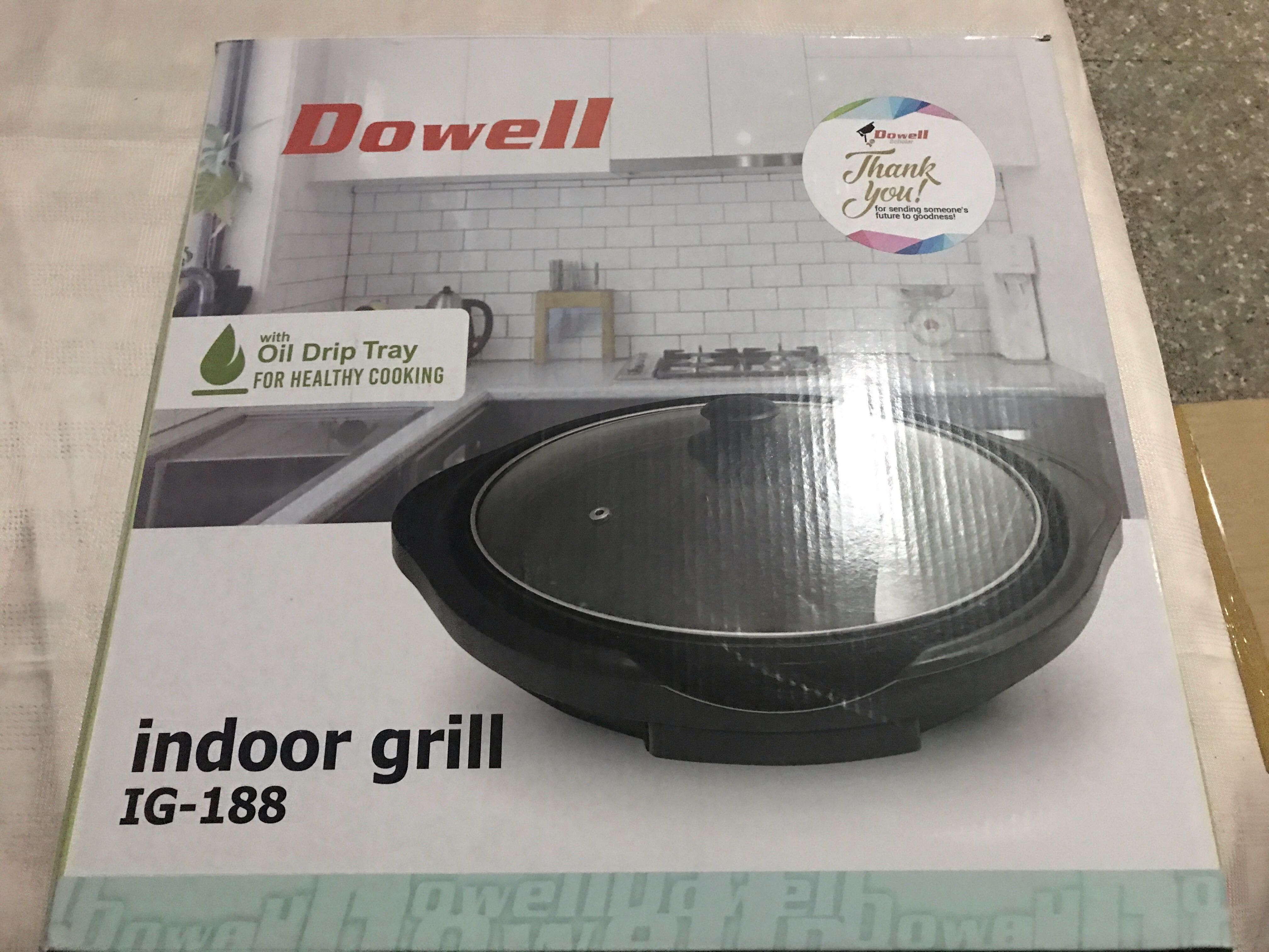 Dowell Indoor Grill korean Samgyupsal at hom, Furniture & Home Living, Kitchenware & Tableware