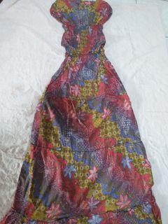 Dress batik pink cantik