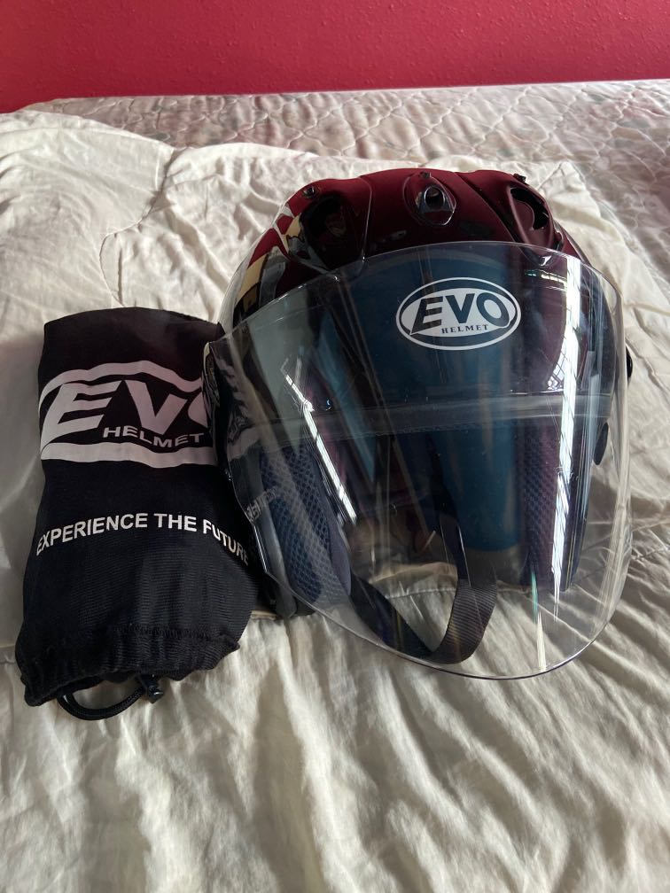 EVO RS 959 Motorcycle Open Face Helmet, Motorcycles, Motorcycle