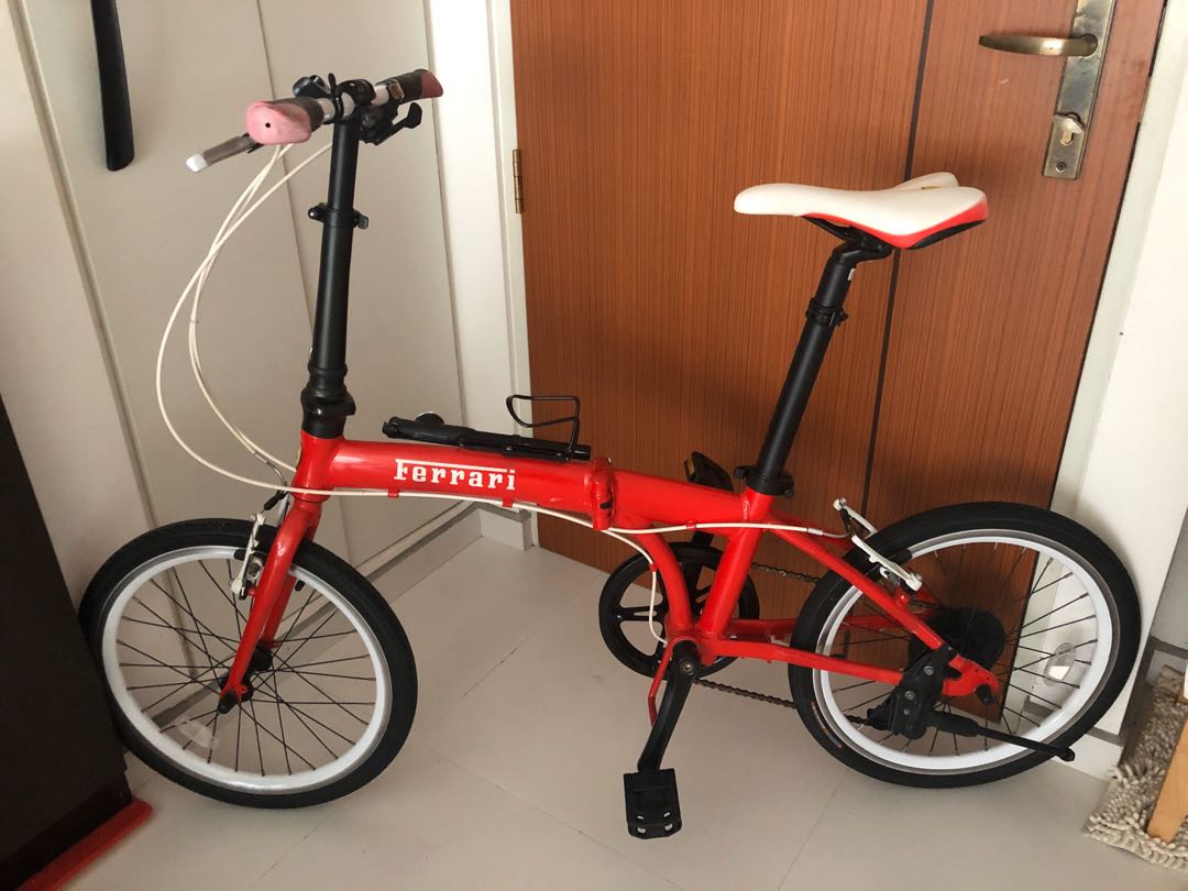 Ferrari folding bike 2025