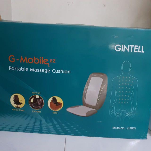 GINTELL G-Mobile Portable Massage Cushion, Health Nutrition