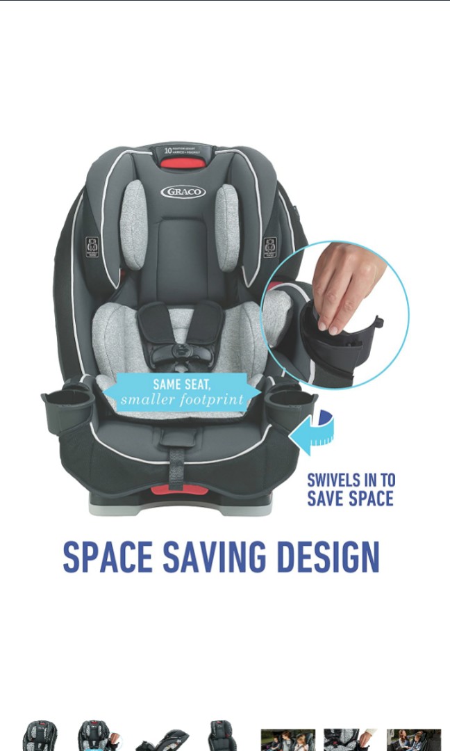 Graco Slimfit 3 In 1 Convertible Car Seat All One Newborn Infant Baby To Child Children Kids For Narrow Small Compact Hatchback K Darcie Everything Else On Carou - How To Clean Graco Slimfit Car Seat