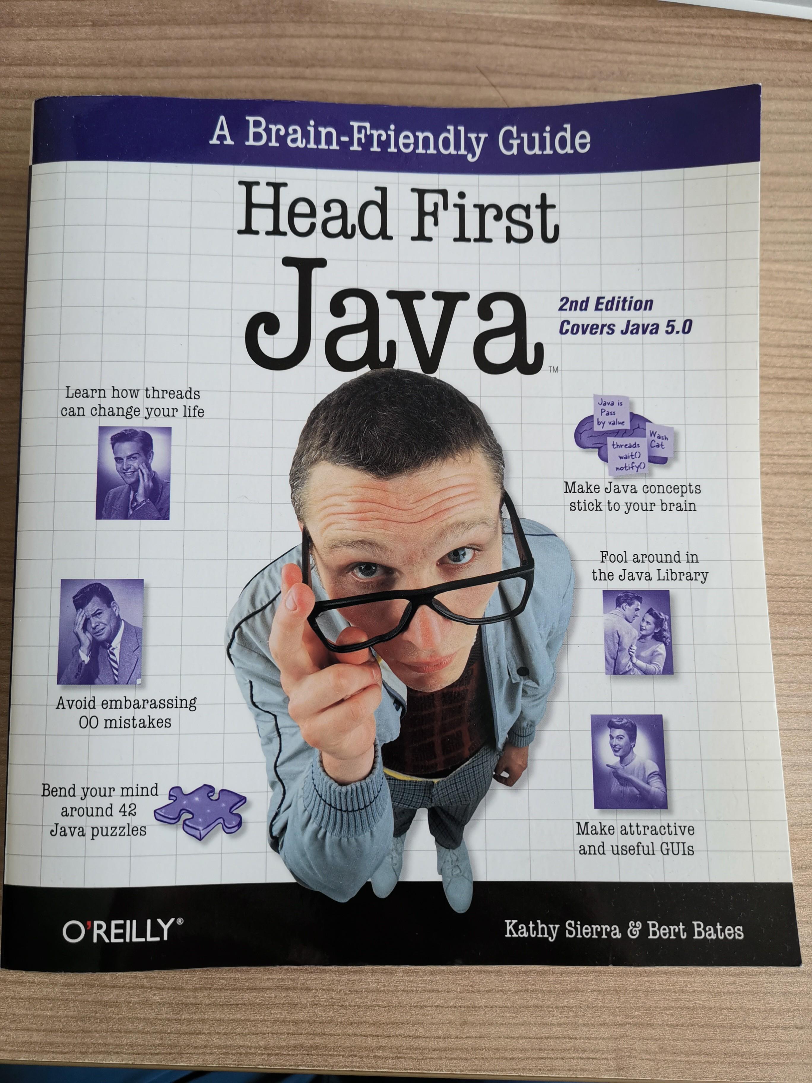 Head first java (Category: Storybooks) located in Singapore. Submitted by lemor.soh (Listing ID 1000624366, Image 1). Description: 8/10 condition. Learn the basics of the programming language.