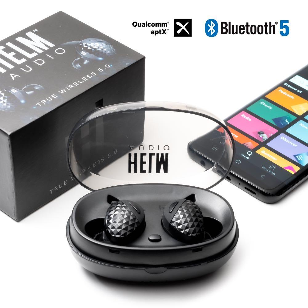 Helm bluetooth outlet earbuds