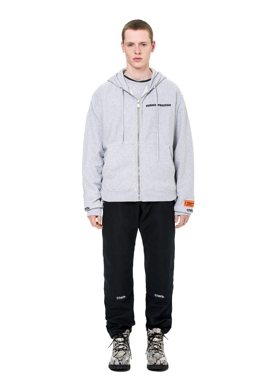 Heron preston hoodie grey cheap