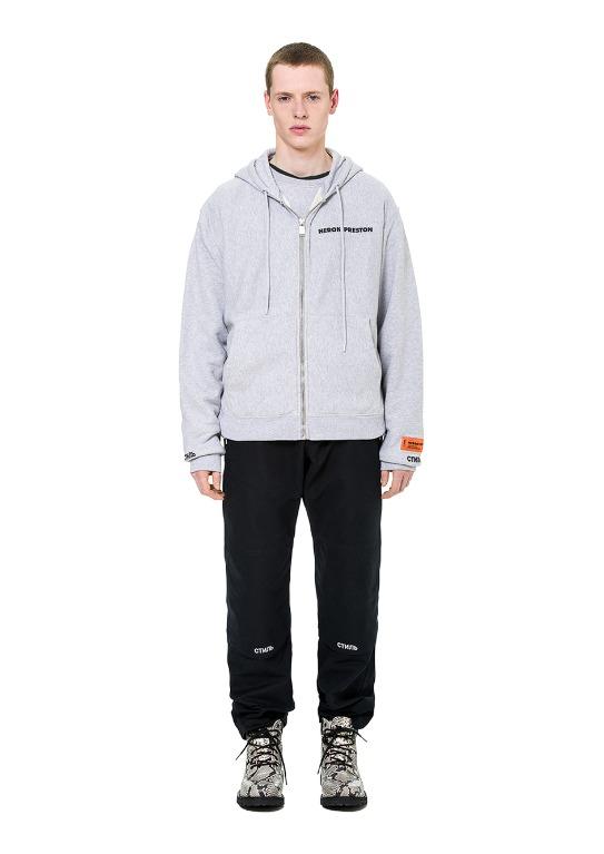 Heron preston hoodie grey store