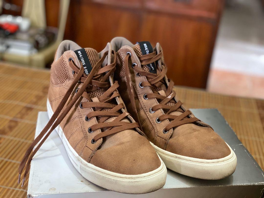 H\u0026M Brown High Cut Shoes, Men's Fashion 