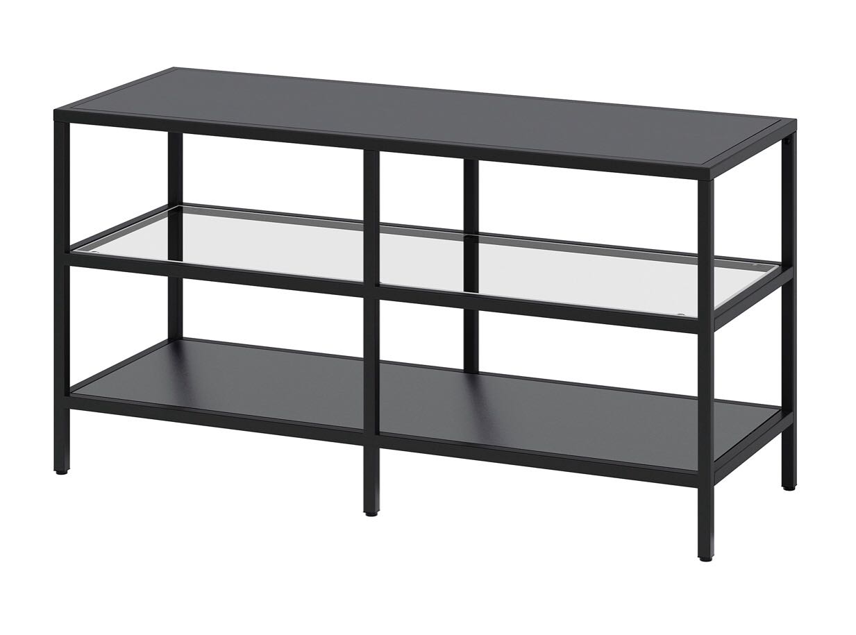 IKEA TV stand/bench / open shelving unit / shelf, 傢俬＆家居, 傢俬, 書櫃、櫃子及架