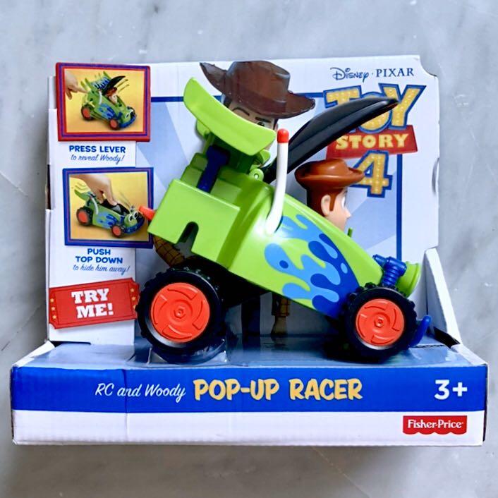 In-Stock) Fisher-Price Disney Pixar Toy Story RC Woody Pop-Up