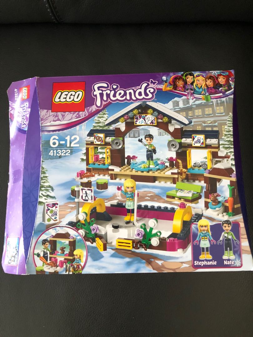 Lego friends ice skating rink shop