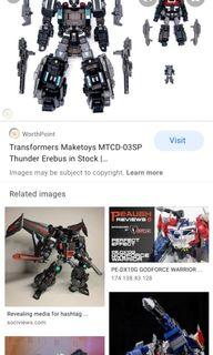 Looking for maketoys thunder Manus and thunder erberus