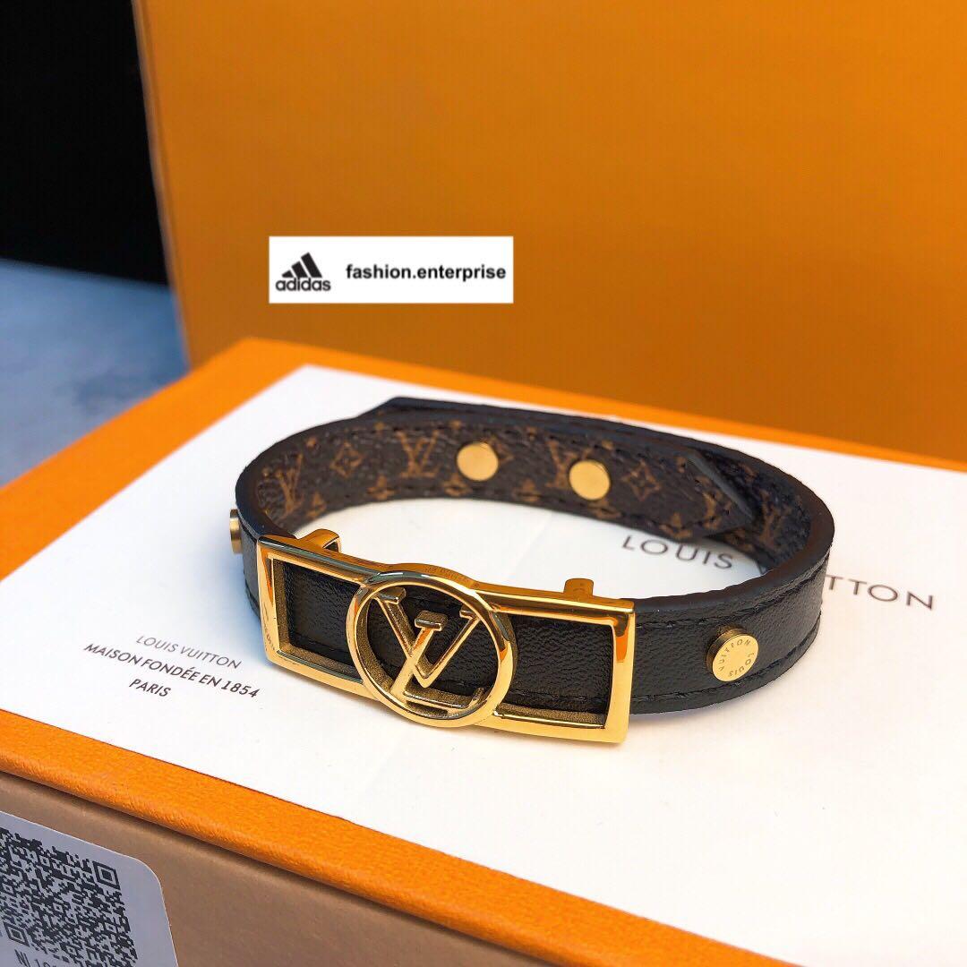 Louis Vuitton Black/Gold Dauphine Bracelet 19 – Votre Luxe