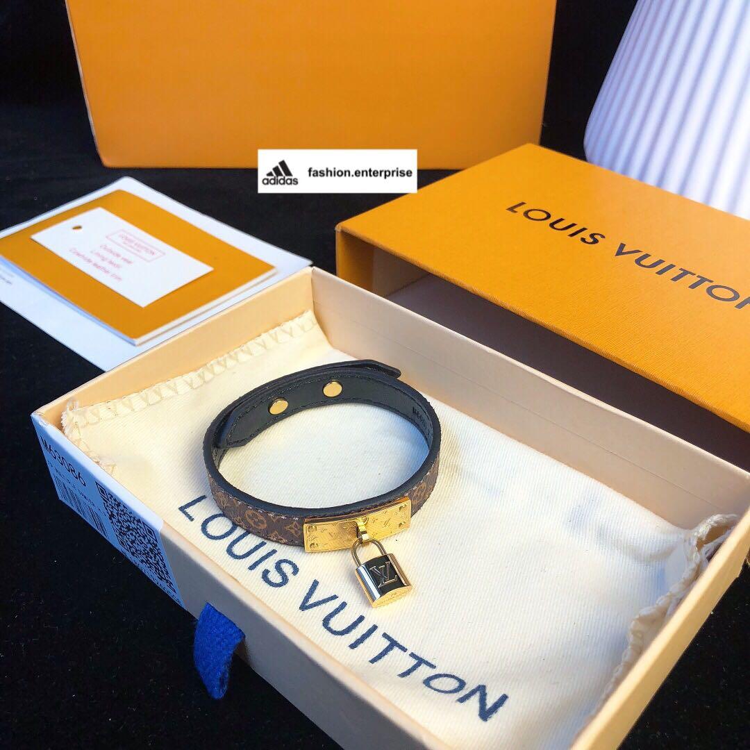 Louis Vuitton Monogram Lock Me Bracelet, Luxury, Accessories on Carousell
