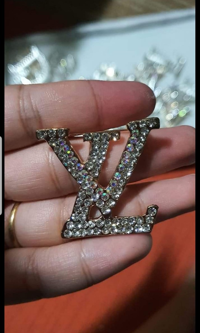 Lv pin brooch, Women's Fashion, Jewelry & Organisers, Brooches