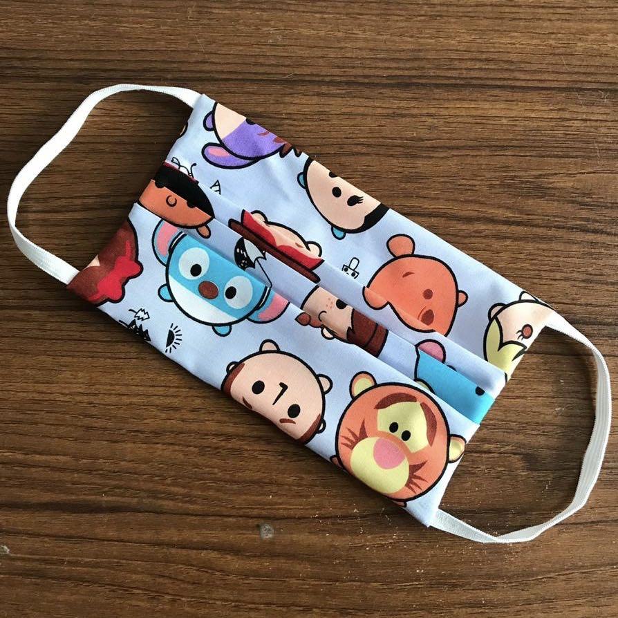 Masker Kain Bahan Katun Earloop Disney Tsum Tsum Produksi Sendiri Serba Serbi Others Di Carousell