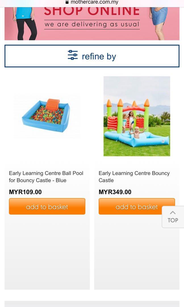 Mothercare ball top pool