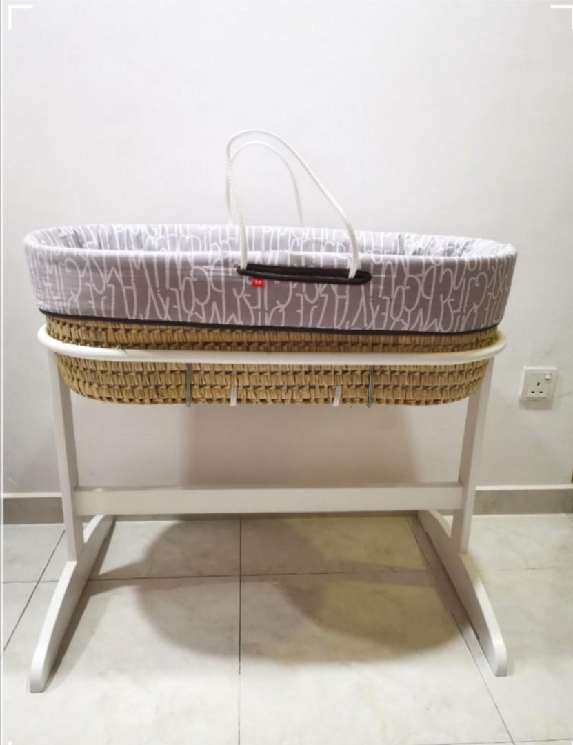 Moses Basket Baby Newborn Bassinet Crib From Mothercare Babies