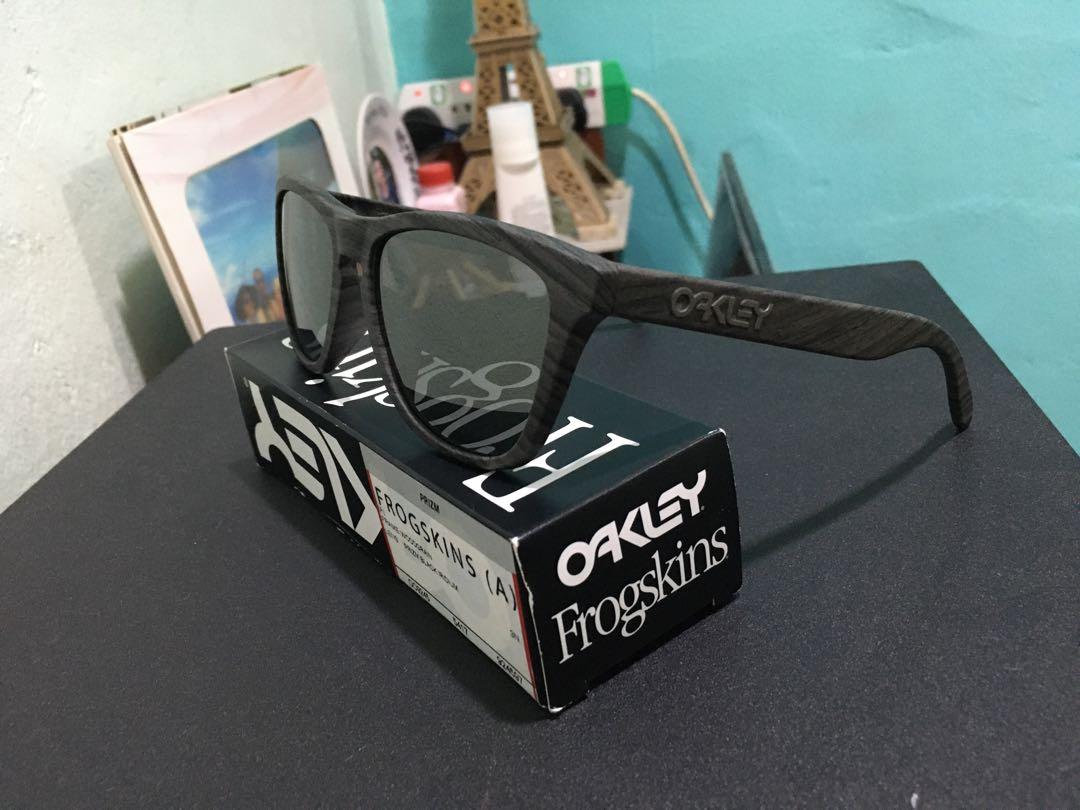Oakley frogskins deals woodgrain