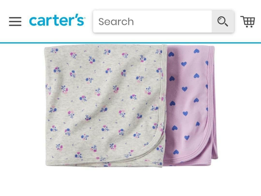 Original Carters Swaddle Blanket Bisa Untuk Bedong Maupun