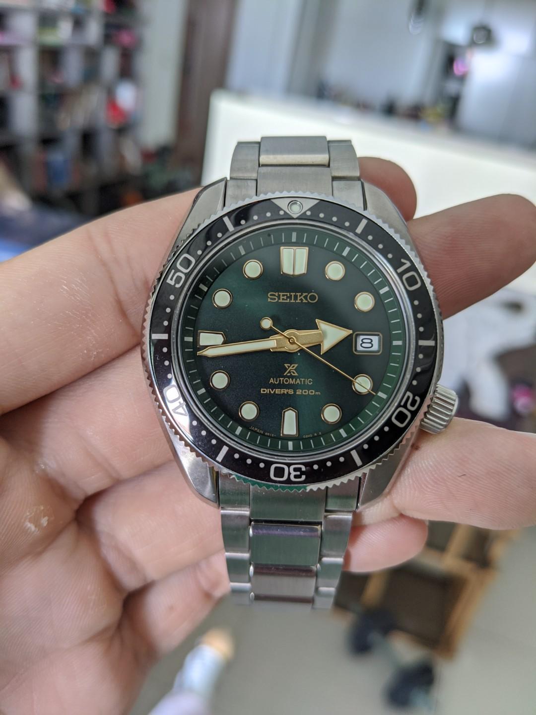 Preloved Seiko SPB105J MM200 SUNSET GREEN Luxury Watches on