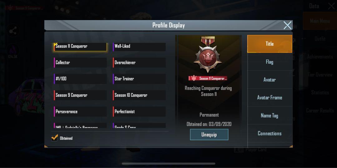 PUBG mobile account for sale, Video Gaming, Gaming Accessories, Game