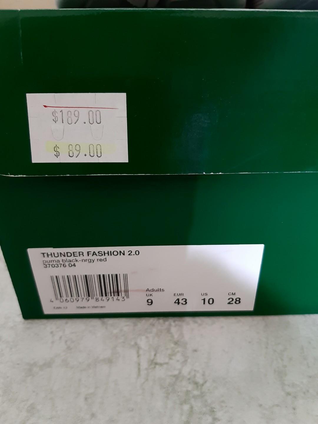 Puma thunder red green hotsell