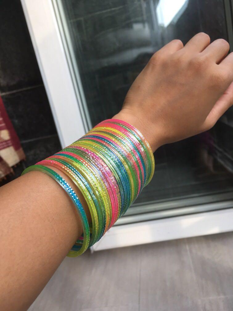 Rainbow bangles online